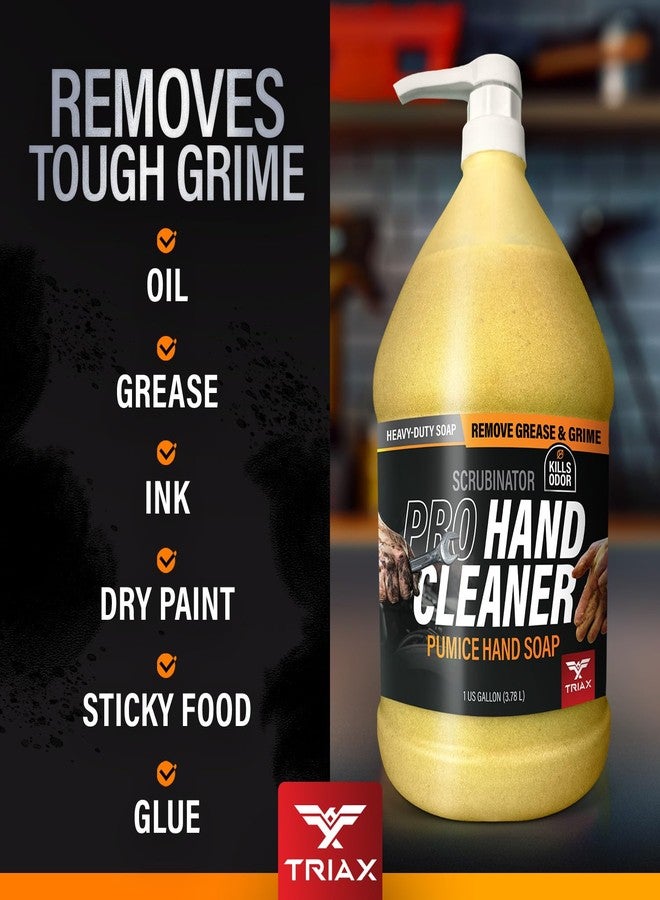 TRIAX Scrubinator - Heavy Duty Hand Scrub and Cleaner - Removes Tough Grease, Dirt, Grime, and Odors - No Toxic Solvents or Harsh Chemicals - Moisturizers to Protect Skin (16 Ounce) - Image 3